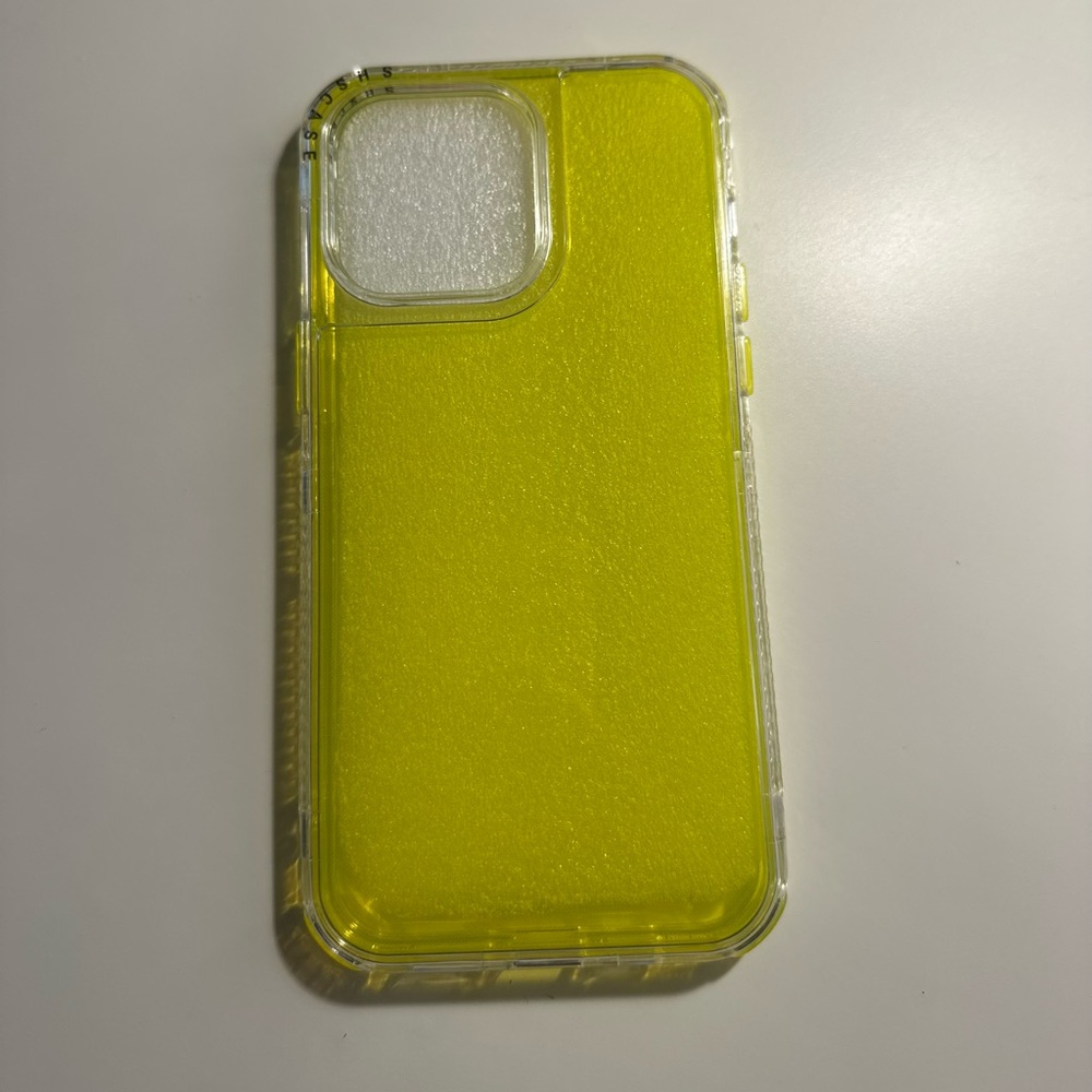 Yellow iPhone 14 Pro Max case